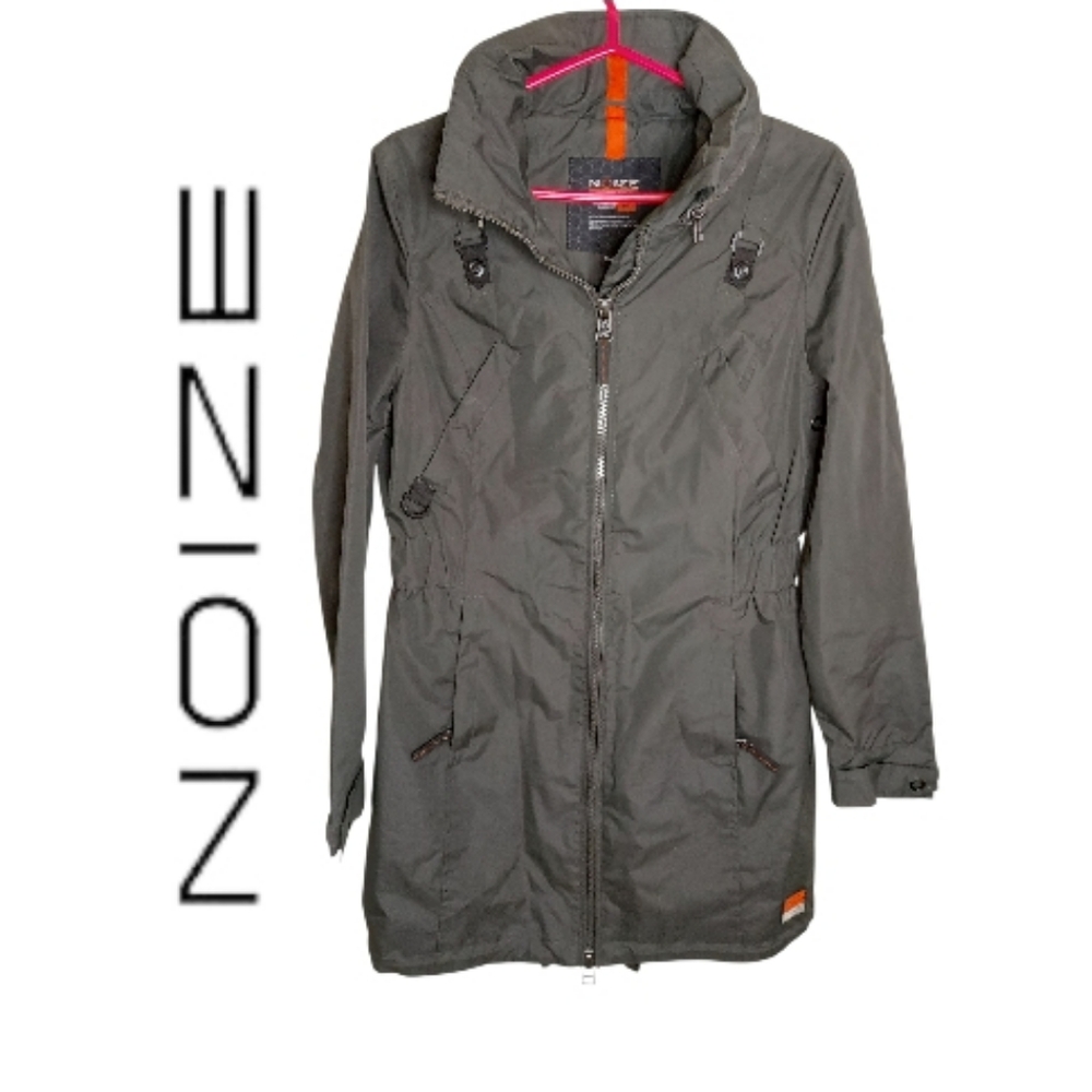 Noize Army Green Combat Jacket With Hood